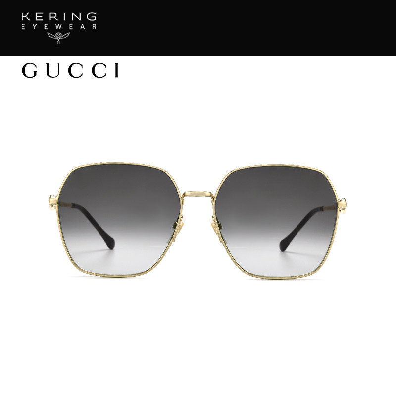 gucci马衔扣系列金属大框开云眼镜 开云眼镜太阳眼镜