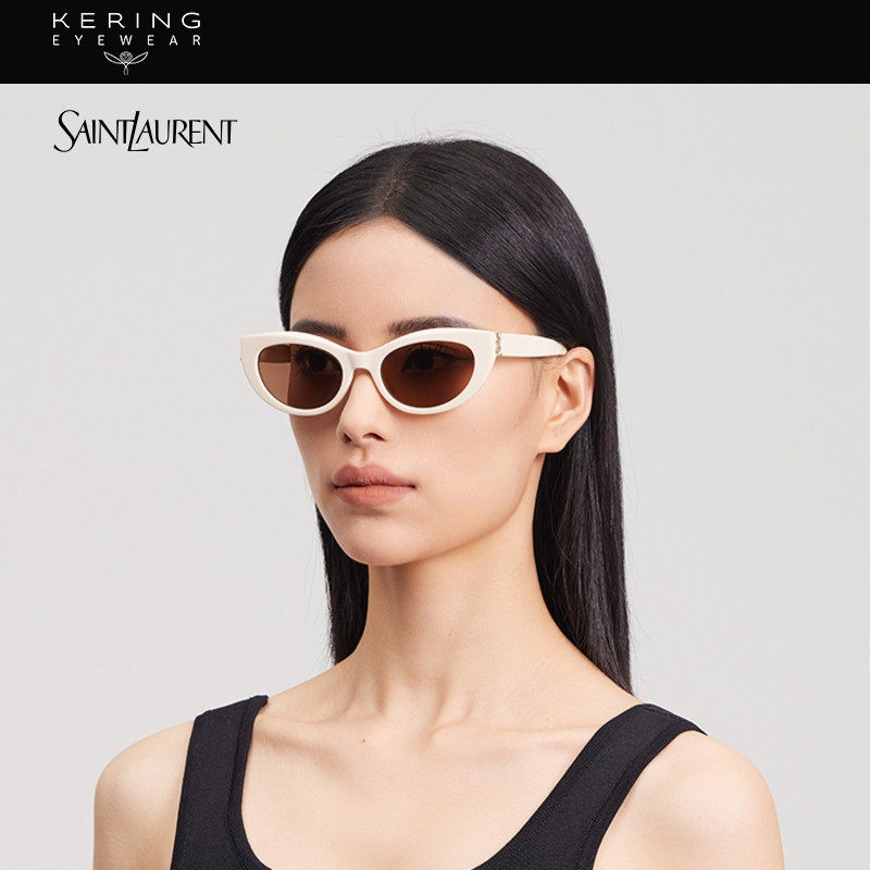 开云眼镜 圣罗兰YSL防紫外线板材镜框男女同款猫眼墨镜SL M115,淘宝优惠券,粉丝福利购,淘宝优惠卷