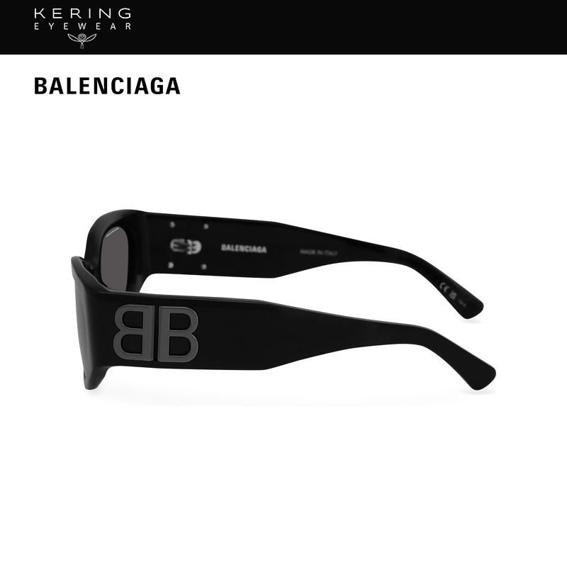 [618狂欢][新款]开云眼镜巴黎世家Balenciaga宽镜腿墨镜BB0324SK - 图2