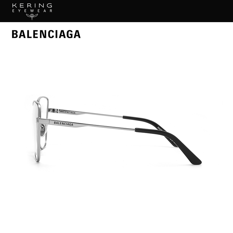 开云眼镜 巴黎世家Balenciaga时尚蝶形金属近视光学眼镜架BB0282O - 图2