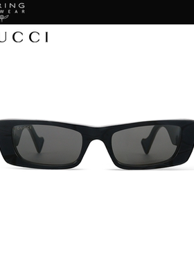 开云眼镜Gucci古驰矩形太阳镜