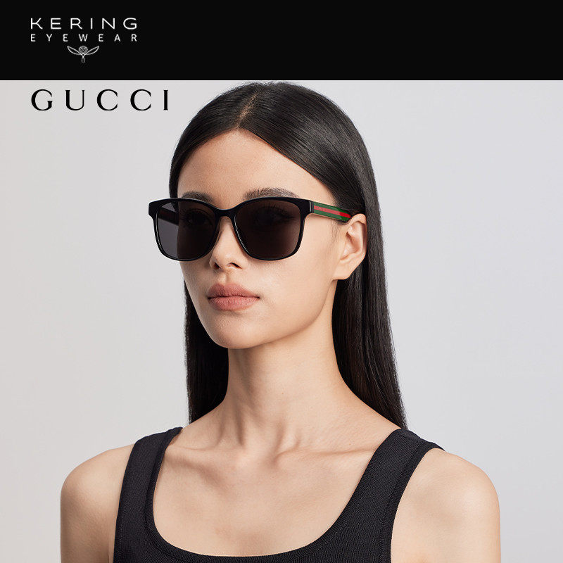 开云眼镜gucci系列全框太阳织带 开云眼镜太阳眼镜
