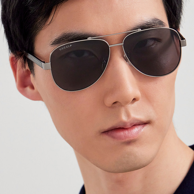 开云眼镜gucci系列飞行员偏光织带 开云眼镜太阳眼镜