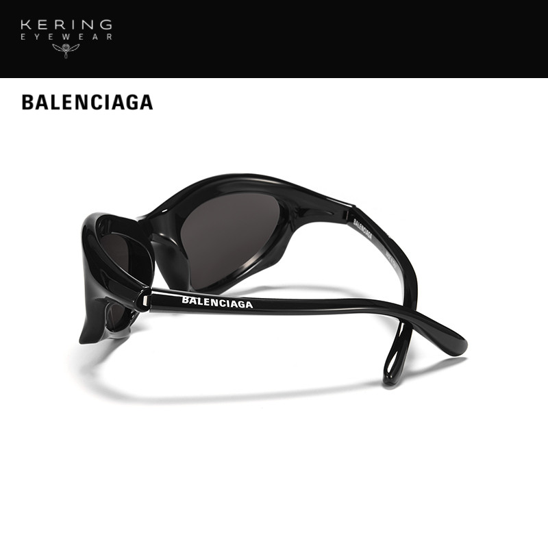 开云眼镜 巴黎世家BALENCIAGA潮流蝙蝠异形太阳眼镜BB0229S - 图2