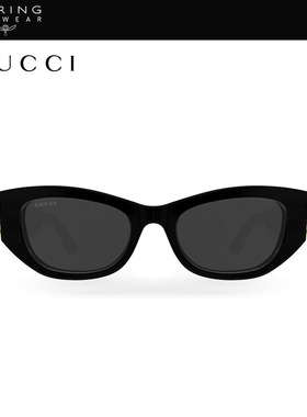 【2026新款】开云眼镜古驰GUCCI男女猫眼板材太阳镜墨镜GG2044SA