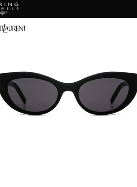 开云眼镜 圣罗兰YSL防紫外线板材镜框男女同款猫眼墨镜SL M115