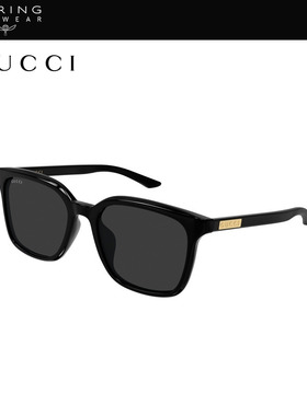 【2026新款】开云眼镜古驰GUCCI男女矩形玳瑁太阳镜墨镜GG2080SK