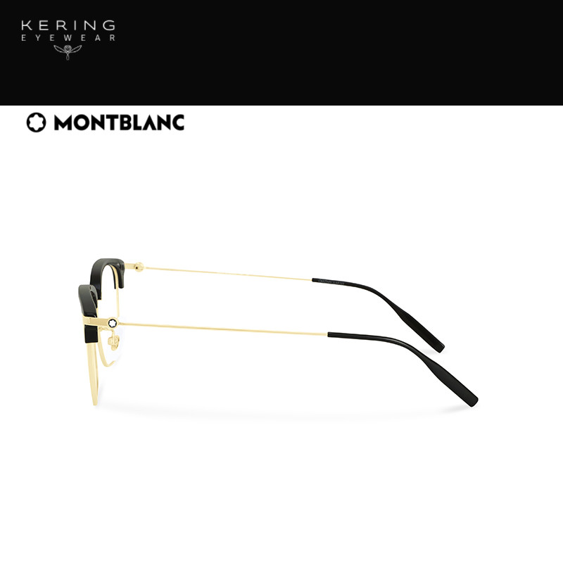 【新款】开云眼镜万宝龙Montblanc轻质钛合金眉框光学镜MB0316OA-图1