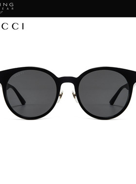 Gucci板材女性圆形太阳镜