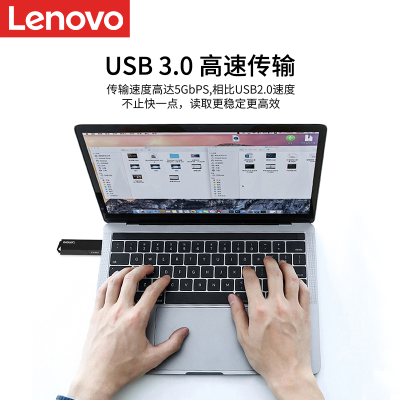 联想读卡器二合一多功能USB3.0高速U盘SD内存卡TF安卓苹果手机电脑两用Type c相机OTG转换器通用车载迷你万能 - 图1