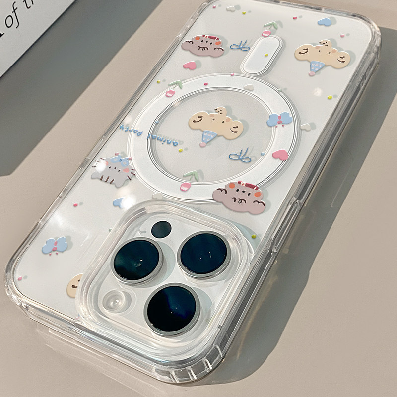 适用华为mate70磁吸卡通透明p60/p70pro手机壳mate60/50/40Pro可爱p50e/p40pro全包p30保护套p20pro女P60防摔,淘宝优惠券,粉丝福利购,淘宝优惠卷
