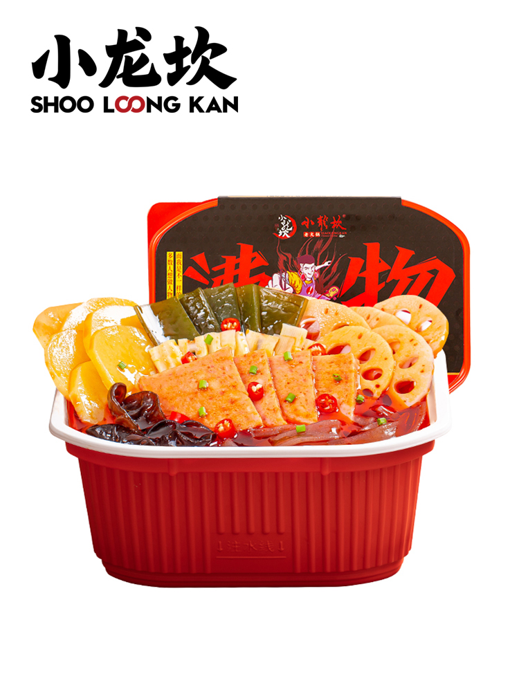 小龙坎自热小火锅沸物麻辣午餐肉390g速食懒人自煮自助方便荤菜版