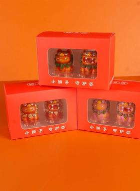 狮圆圆I小号礼盒装 小狮子摆件送礼家居装饰品创意桌面可爱礼物