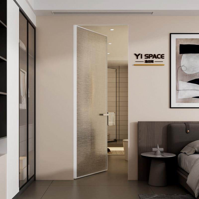 YISPACE 高端隐框玻璃门无框隐形门外平无框门轻奢极简化妆室门,淘宝优惠券,粉丝福利购,淘宝优惠卷