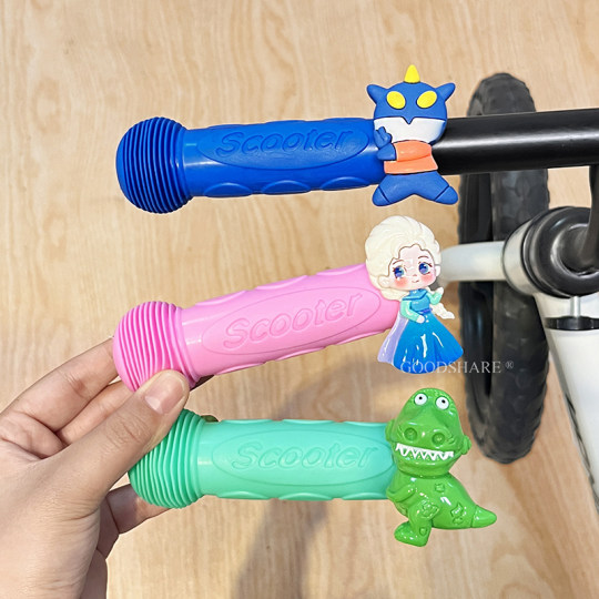 Children's bicycle handlebar cover rubber shock-absorbing anti-slip cute Kuromi skateboard thickened handlebar cover 618 big sale
