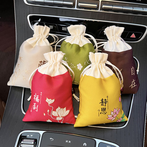 竹炭包新车用汽车除甲醛除异味古风专用车内碳香包车载挂件活性炭 - 图2