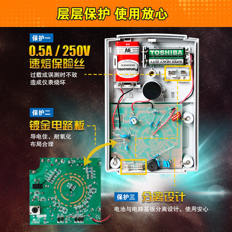 宝工高精度机械式电工指针式万用表 ProsKit宝工万用表