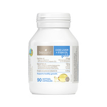 Australian bio island infant cod fish liver oil fish oil 90 grains