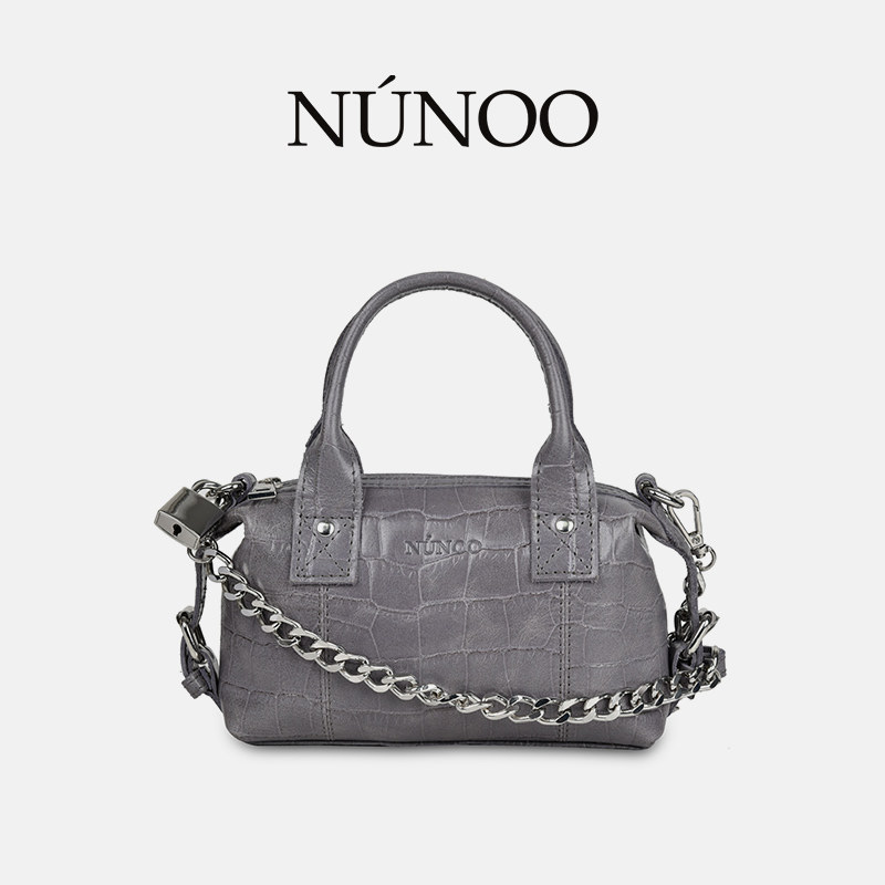 nunoo迷你波士顿mini鳄鱼纹可爱 Nunoo海外女士包袋