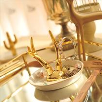 Nordic Wind Ceramic Necklace Jewellery Show Shelf A Deer Corner Nursery Tray Ring Hand-decorated Containing Disc Use Pendulum