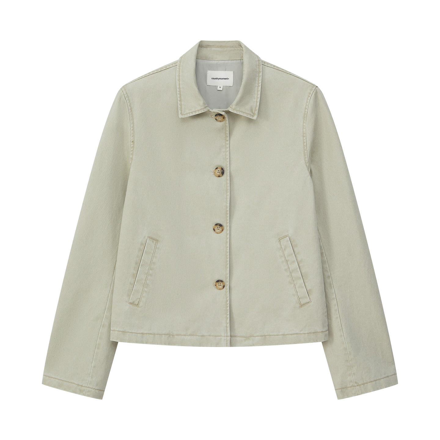 CountryMoment 英伦老钱风 小翻领合身短外套女春秋休闲正肩夹克,淘宝优惠券,粉丝福利购,淘宝优惠卷