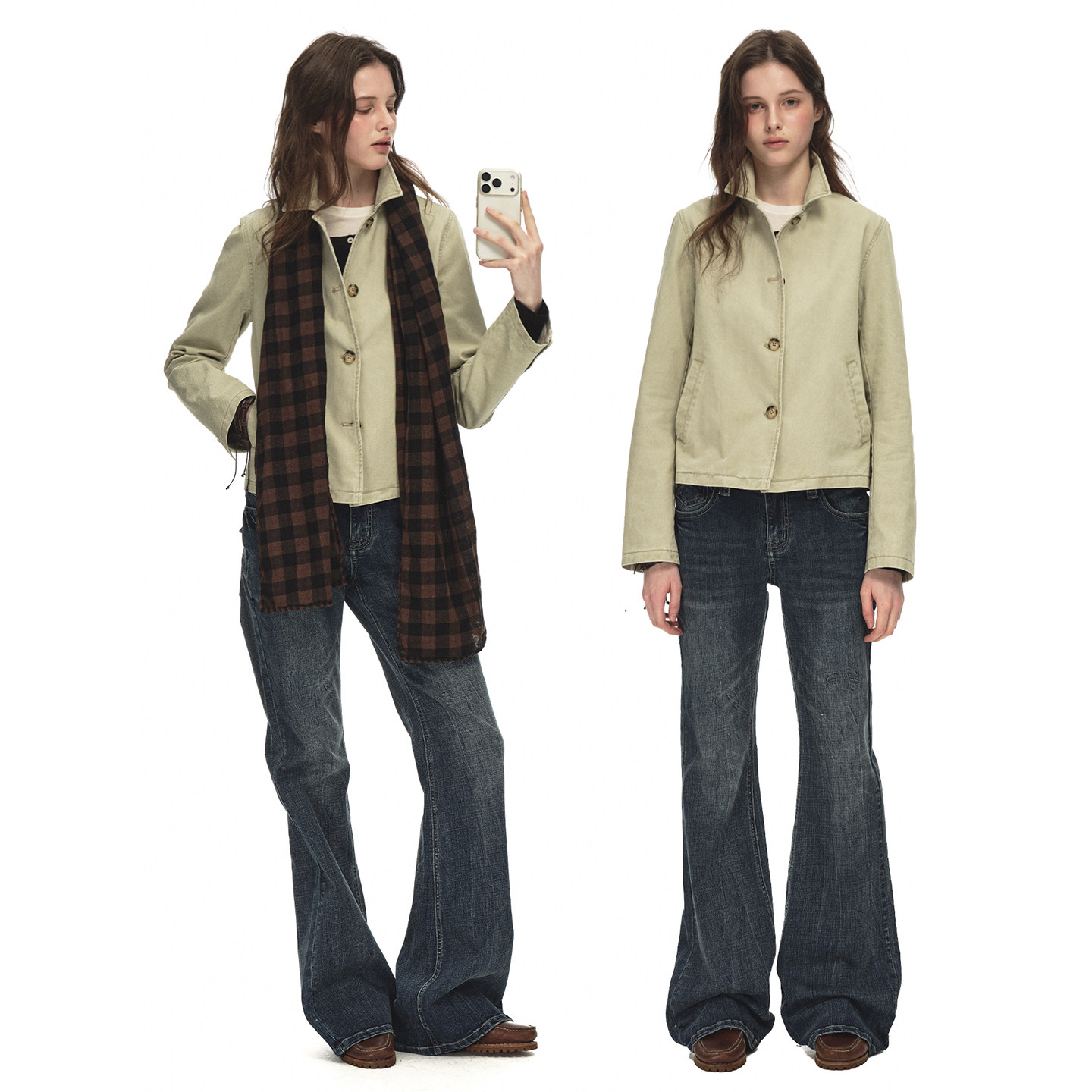 CountryMoment 英伦老钱风 小翻领合身短外套女春秋休闲正肩夹克,淘宝优惠券,粉丝福利购,淘宝优惠卷