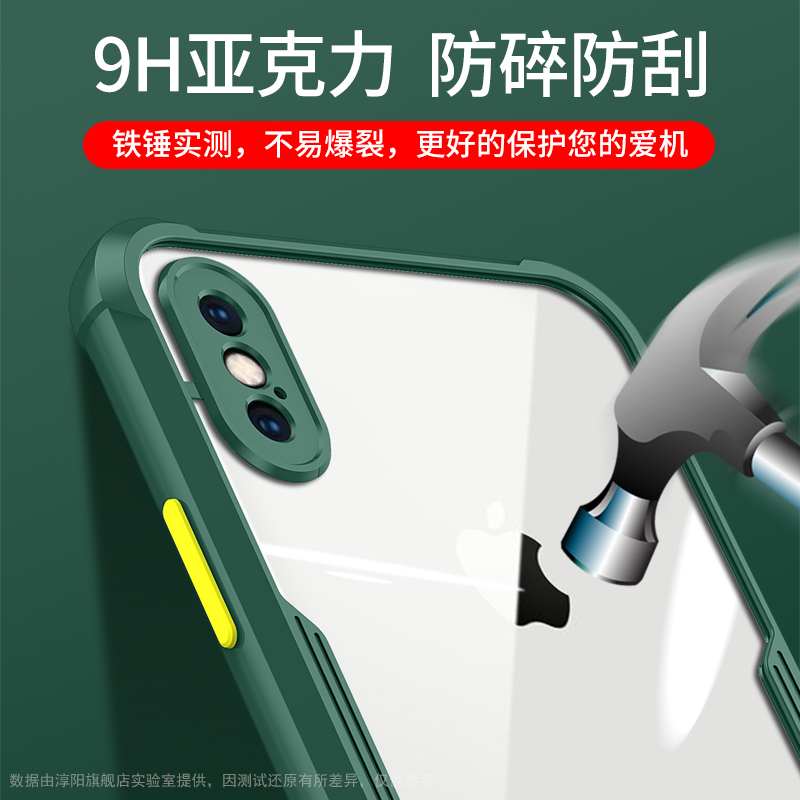 适用苹果x手机壳iPhonex防摔全包iPhonexr保护套iPhonexsmax男2021年新款iPhone女xs透明max硅胶xr软xsmax ip - 图3