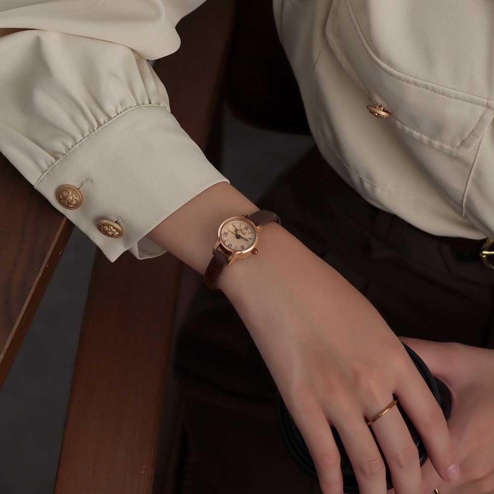 女小巧精致复古女款ins小众感手表 歌迪诗楷国产腕表