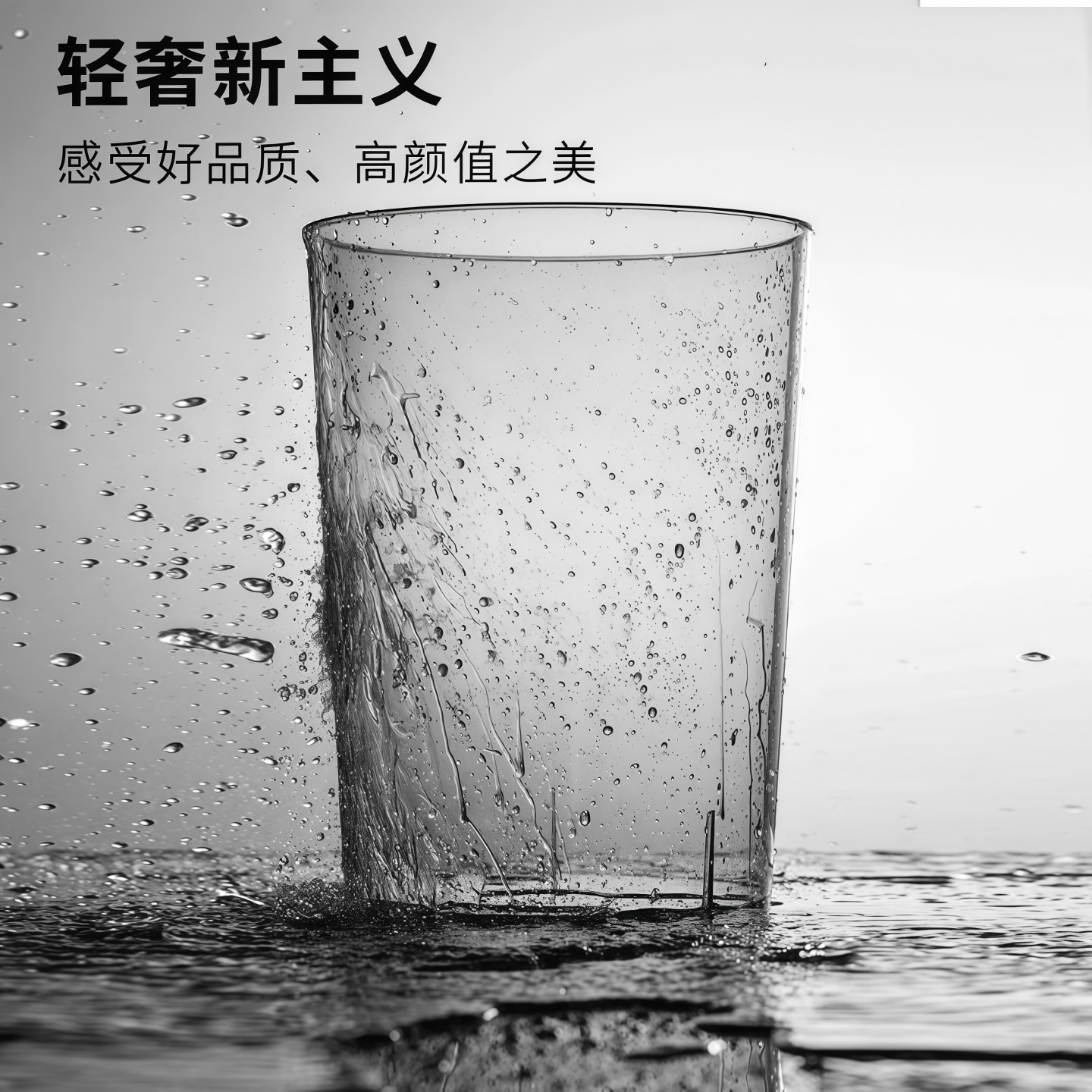 轻奢灰透明网红同款垃圾桶卧室办公室纸篓桶大容量卫生间高颜值,淘宝优惠券,粉丝福利购,淘宝优惠卷