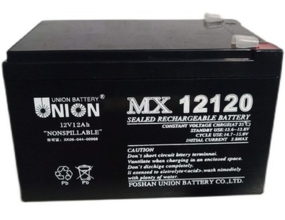 UNION友联蓄电池UPS消防MX12240VT12V17AH40AH12AH24A100AH直流屏 - 图1