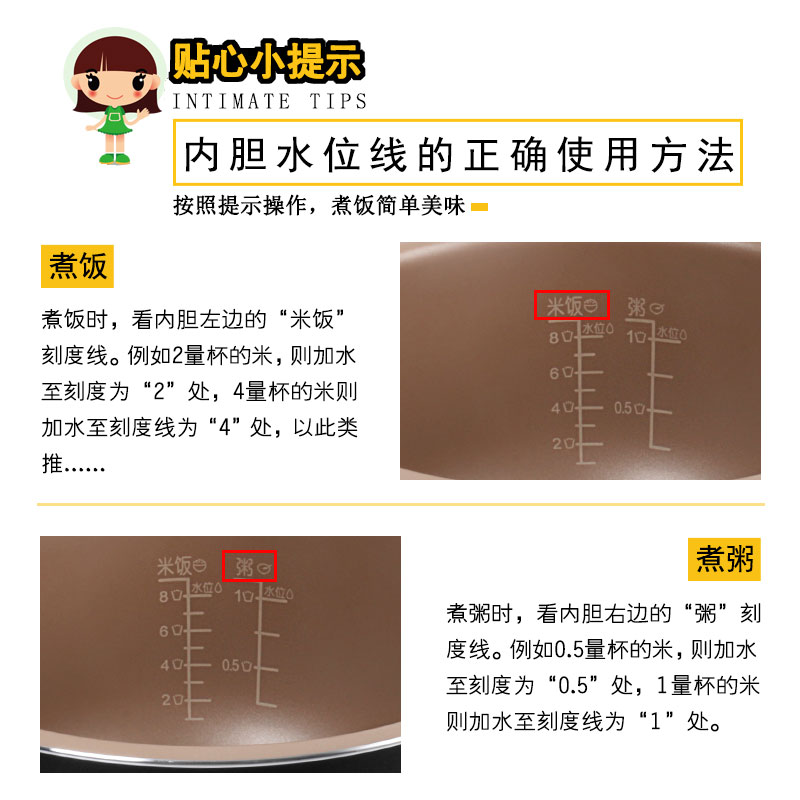 奔腾电饭煲内胆配件奔腾电饭锅内锅3L/4L/5L不粘内胆全新 - 图1