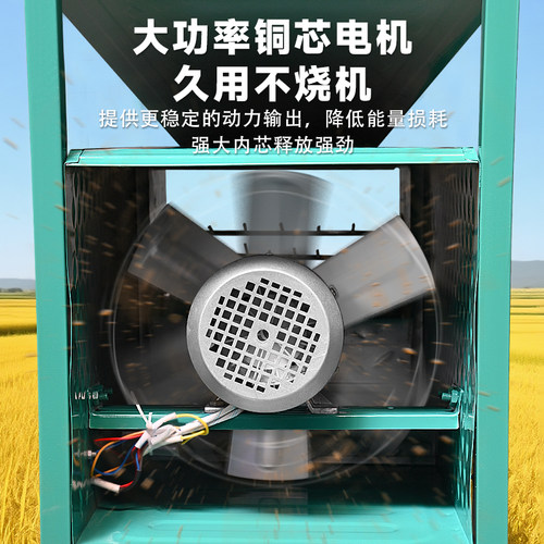 老式农用风车加厚电动筛子油菜籽分选机茶叶筛电风簸家用风选机 - 图2