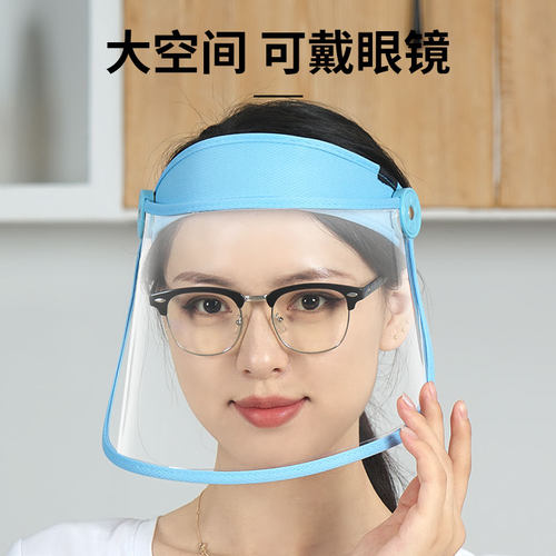 炒菜面罩做饭防油溅厨房防护油烟帽护罩烧菜防飞沫女护全脸面具罩 - 图3