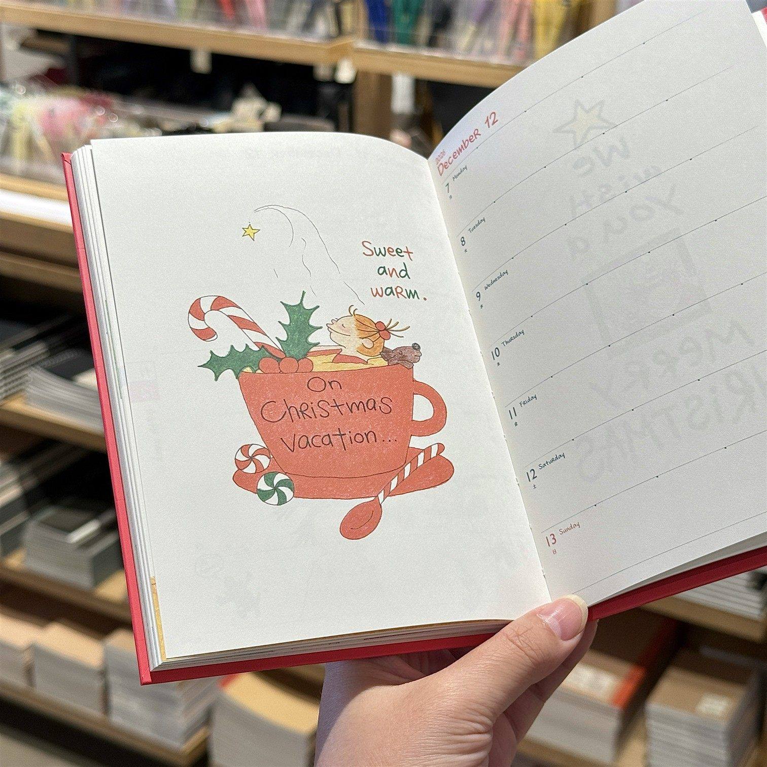 Coco酱2026年新款日程计划本学生高颜值彩色内页手帐记事笔记本,淘宝优惠券,粉丝福利购,淘宝优惠卷