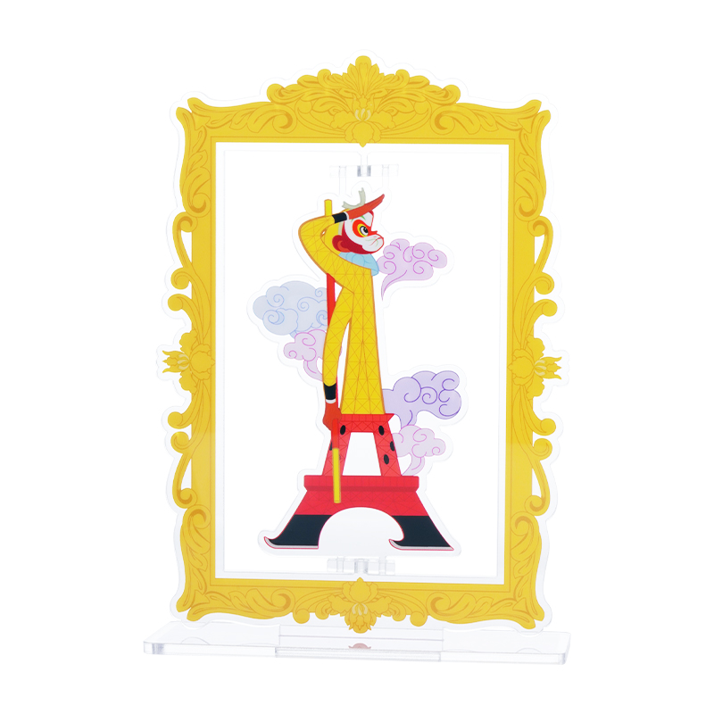 上美影大闹天宫孙悟空旋转立牌旋转动漫周边桌面摆件挂件亚克力 - 图3