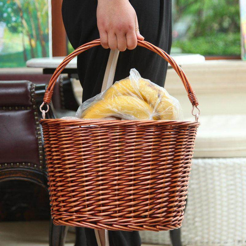 购物篮藤编野餐篮柳编手提篮竹篮子水果篮礼品篮淳佳家居菜篮子,淘宝优惠券,粉丝福利购,淘宝优惠卷