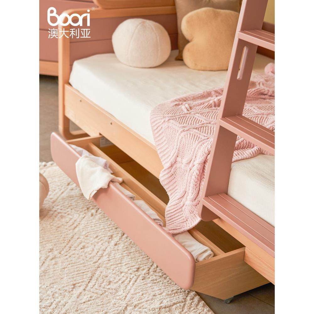 Boori贝仑全实木高低床上下铺儿童床小户型上下床双层床子母床,淘宝优惠券,粉丝福利购,淘宝优惠卷