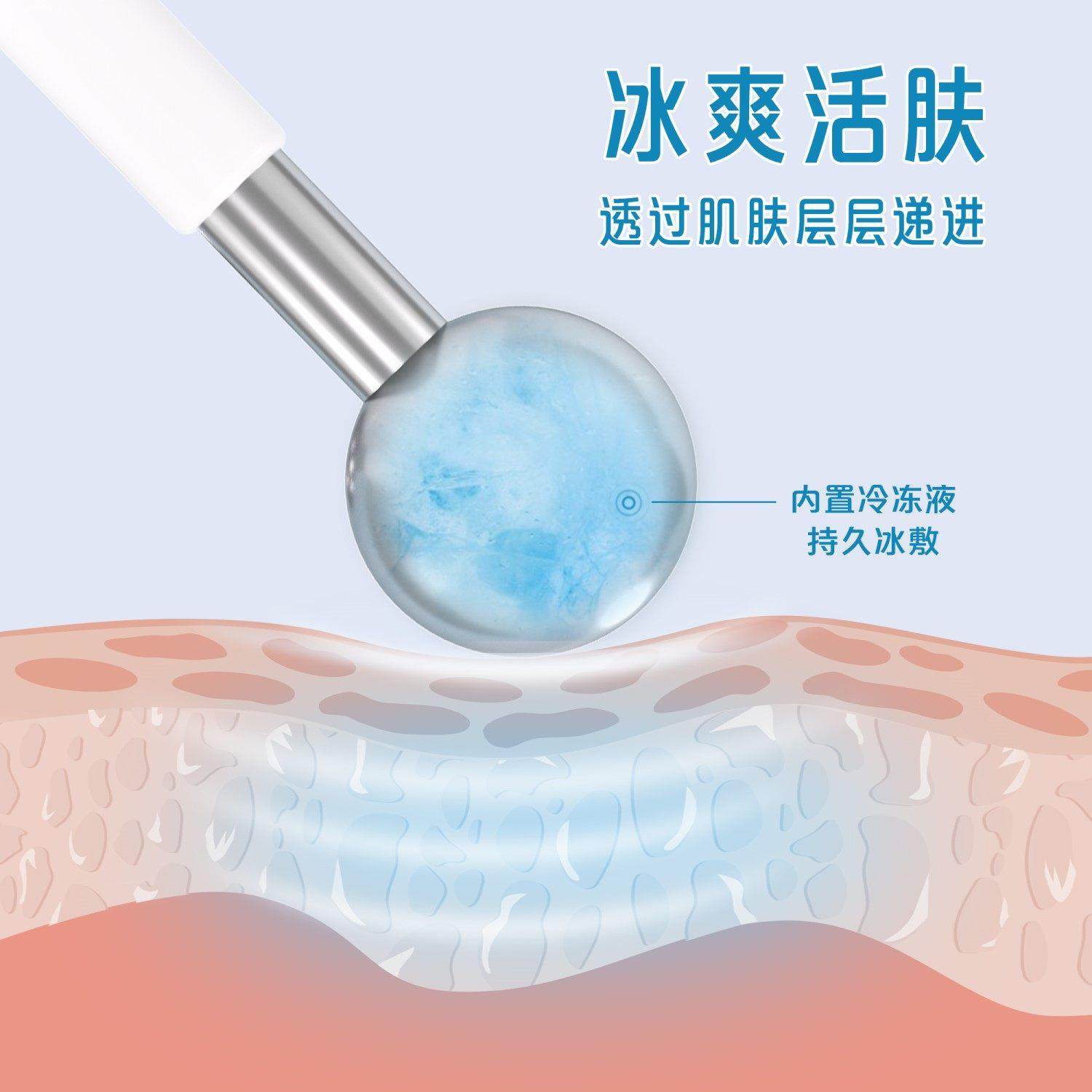冰波球美容仪冰敷眼部面部美容院专用小冰锤冷敷仪按摩面部冰肌球,淘宝优惠券,粉丝福利购,淘宝优惠卷