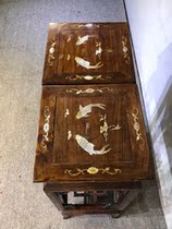 One Branch Old Furniture Collection Genuine Goods Old Goods Old Objects Old Hidden Yellow Flowers Pears Handmade Inlaid Shell Flower Racks
