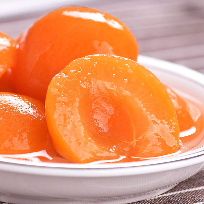 杏子罐头12罐X425g正品整箱新鲜水果糖水杏罐头烘焙餐饮罐头水果,淘宝优惠券,粉丝福利购,淘宝优惠卷