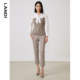 LANDI plaid small foot suit pants for women in spring 2023 new slim fit and slim small trousers