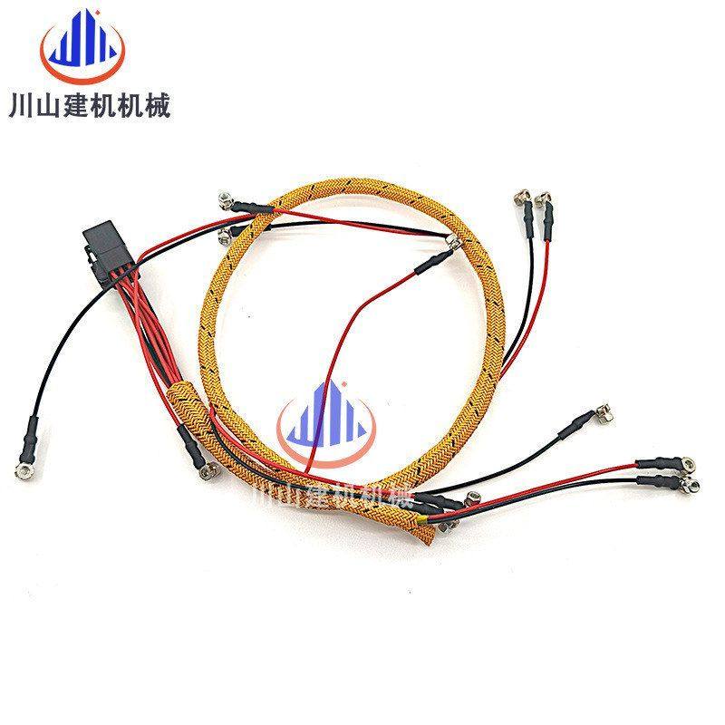 挖掘机配件适用于E320D电喷C6.4发动机喷油器线束305-4893耐高温,淘宝优惠券,粉丝福利购,淘宝优惠卷