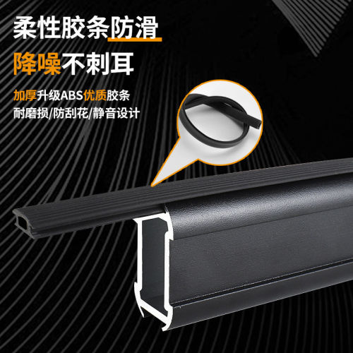 索菲亚衣柜挂衣杆柜内横杆铝合金衣橱衣服衣通晾衣杆专用固定配件 - 图3