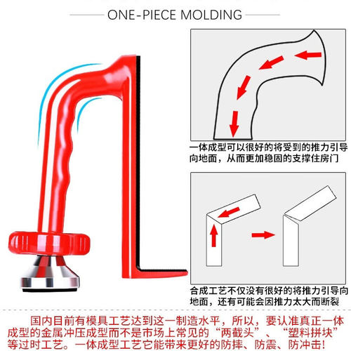 顶门阻门器酒店女生独居安全门阻防盗家用堵门抵门挡门神器推房门 - 图2