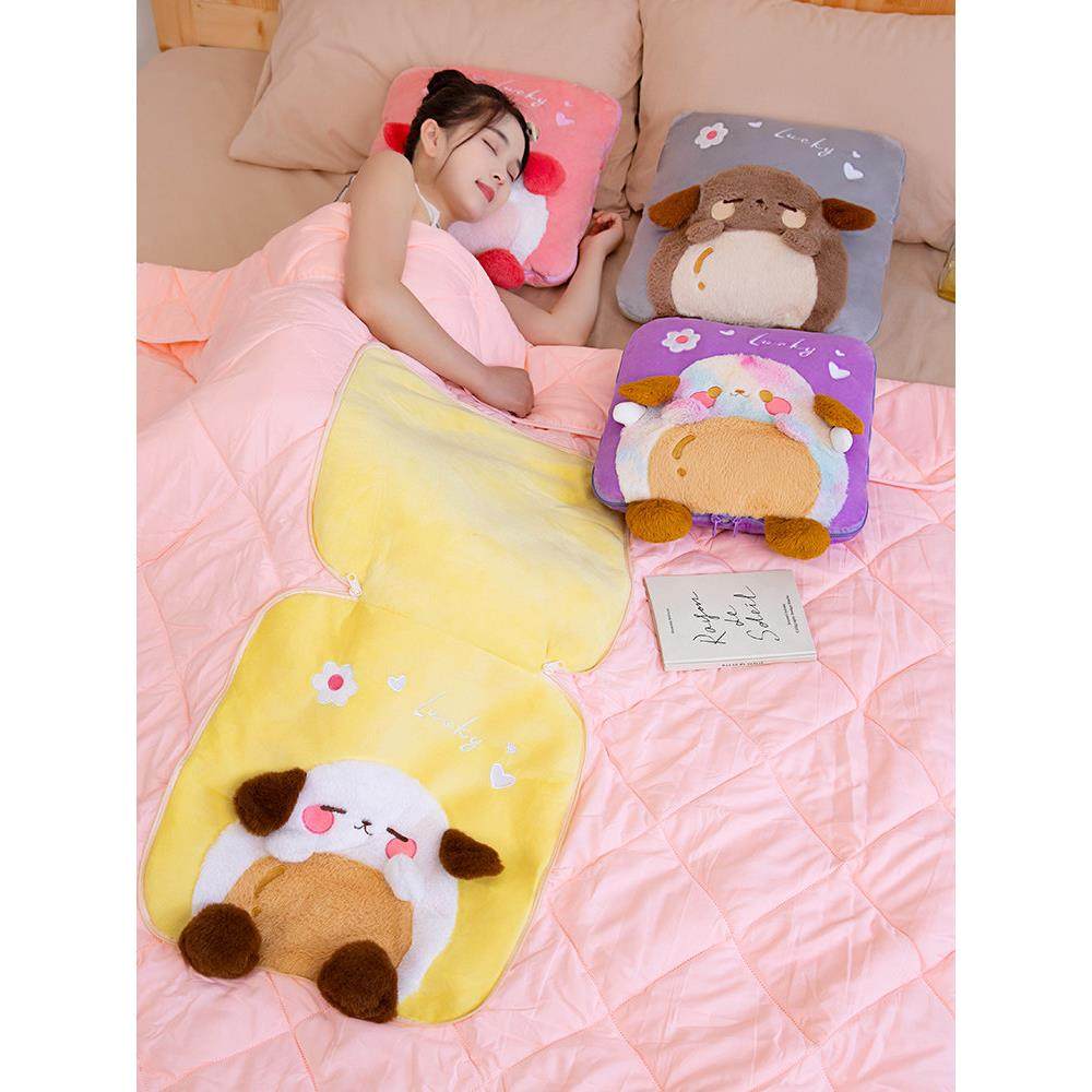 冬季加厚抱枕被子两用午睡神器汽车靠枕办公室空调毯子二合一午休,淘宝优惠券,粉丝福利购,淘宝优惠卷