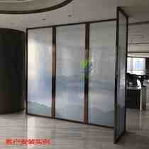 Fuzhou Manufacturer New Chinese Art Landscape Drawing like Water Merit Mood Painting Clip Silk Clip Silk Glass Screen Partition Background