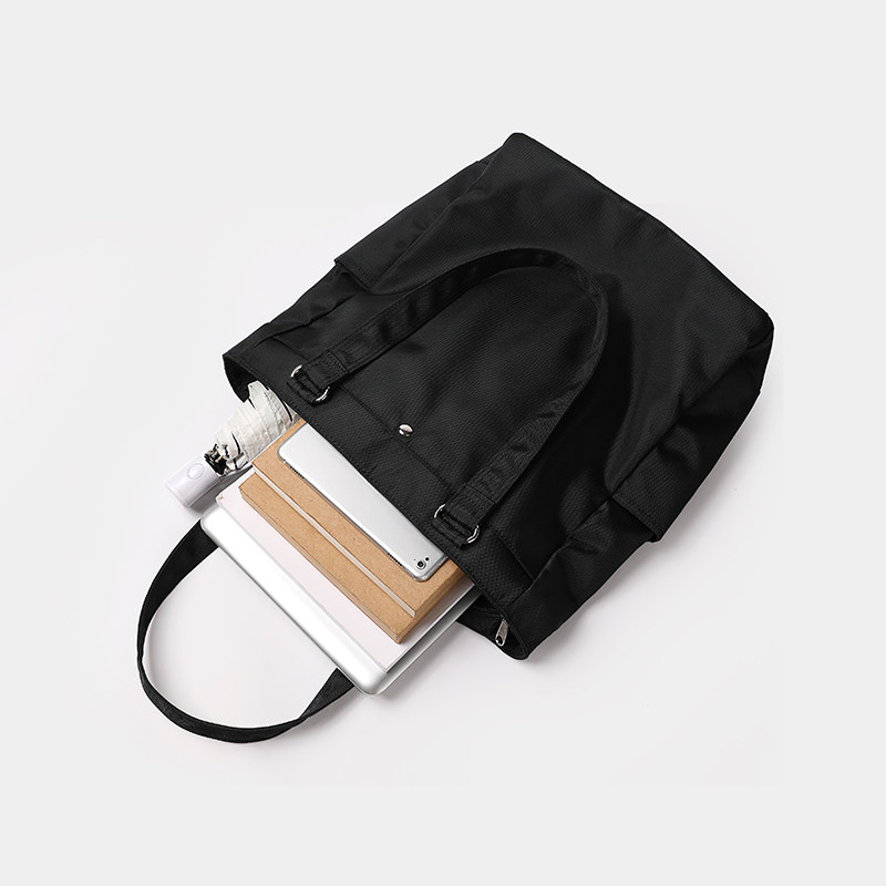 极良牛津帆布竖款商务大容量文件包 极良男士包袋