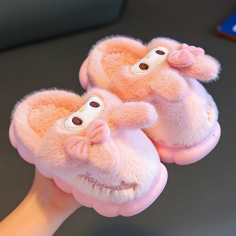 儿童棉拖鞋秋冬季女童卡通公主室内居家鞋中大童保暖女孩宝宝棉鞋,淘宝优惠券,粉丝福利购,淘宝优惠卷