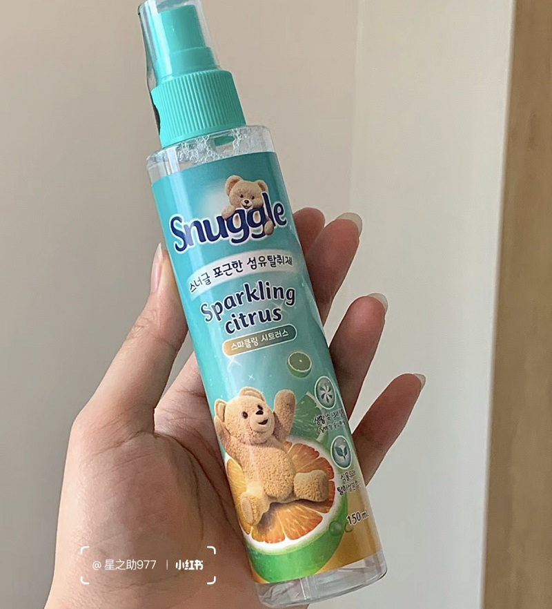 小辰辰同款丨韩国snuggle小熊衣物香氛除味喷雾增香清新皂香-图0