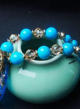 波西米亚民族风项链百搭挂饰挂件复古配饰品长版毛衣链女装饰挂链